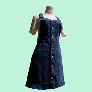 90's Inspired Denim Overall Dress💕